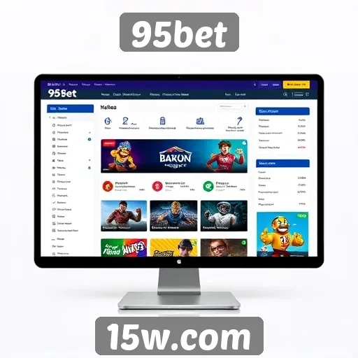 Interface do usuário do 95bet é intuitiva e acessível